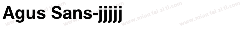 Agus Sans字体转换